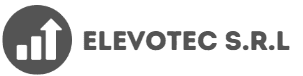 Logo de Elevotec S.R.L. especialistas en ascensores.